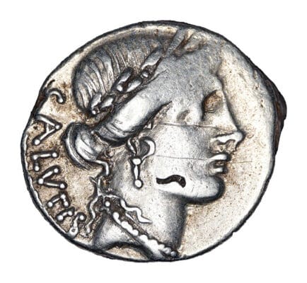 Man. Acilius Glabrio AR Denarius - Valetudo  Holding a Serpent